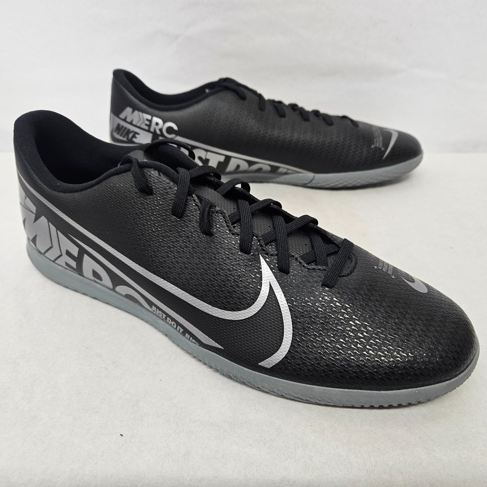 Nike Vapor 13 Club IC Indoor Soccer Shoes AT7997-001 Black‎ Grey Size 13